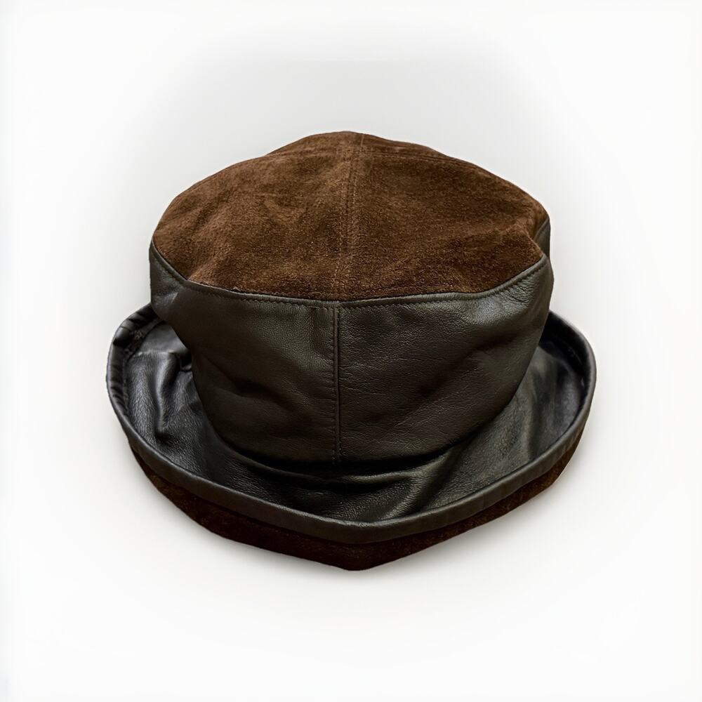 Boutique Kates Canada Womens Brown Wool Felt Cloche Hat Size M Cap